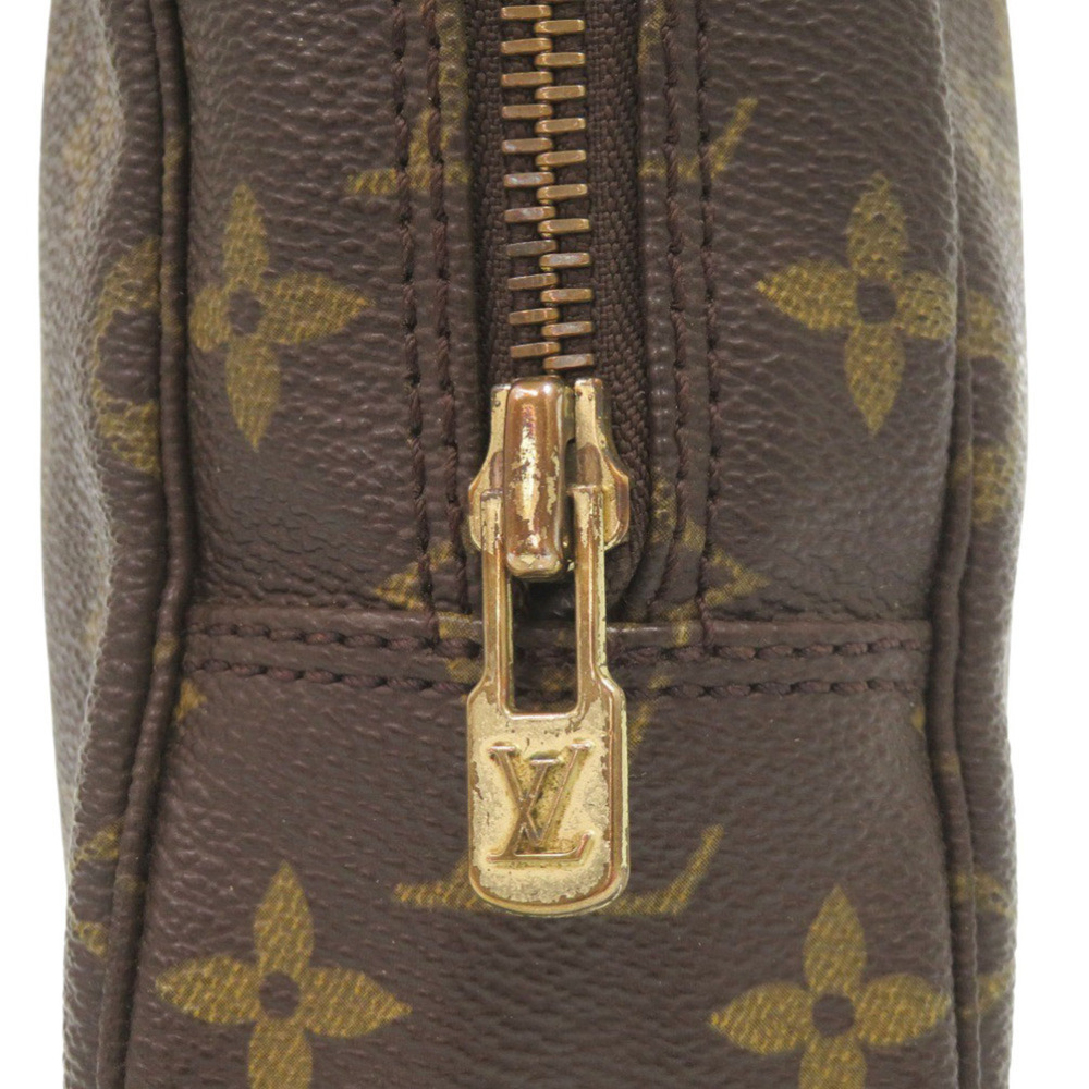 LOUIS VUITTON Authentic Brown Monogram Pouch - Picture 7 of 9
